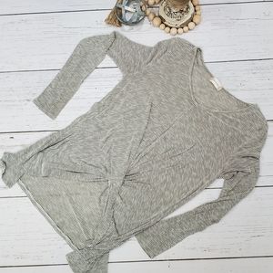 Alter'd State Green Striped Top